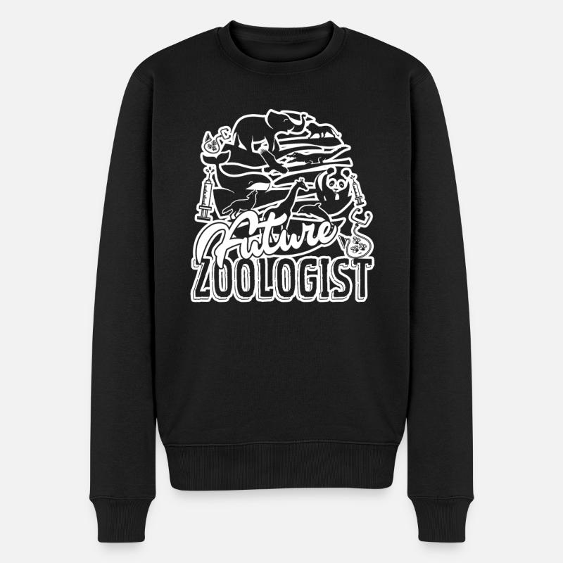 Zoologist Future Zoologist - Men's Premium Organic Jumper - black
