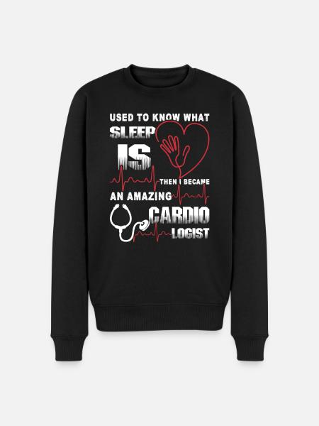 Cardiologist Amazing Cardiologist - Men's Premium Organic Jumper - black