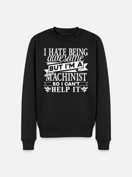 Machinist Awesome Machinist - Men's Premium Organic Jumper - black