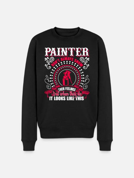 Painter Awesome Painter - Men's Premium Organic Jumper - black