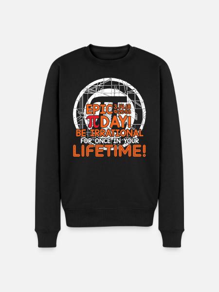 Pi Day Epic Pi Day - Men's Premium Organic Jumper - black