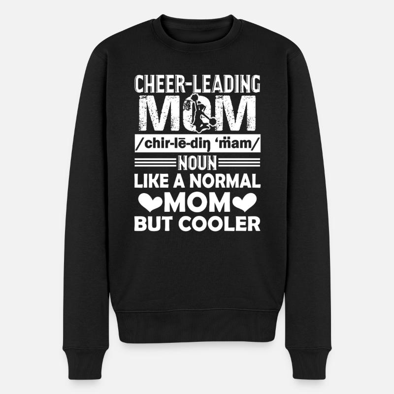 Cheerleading Cheerleading Mom Cooler - Men's Premium Organic Jumper - black