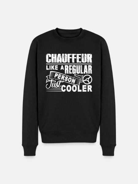 Chauffeur Chauffeur Cooler - Men's Premium Organic Jumper - black
