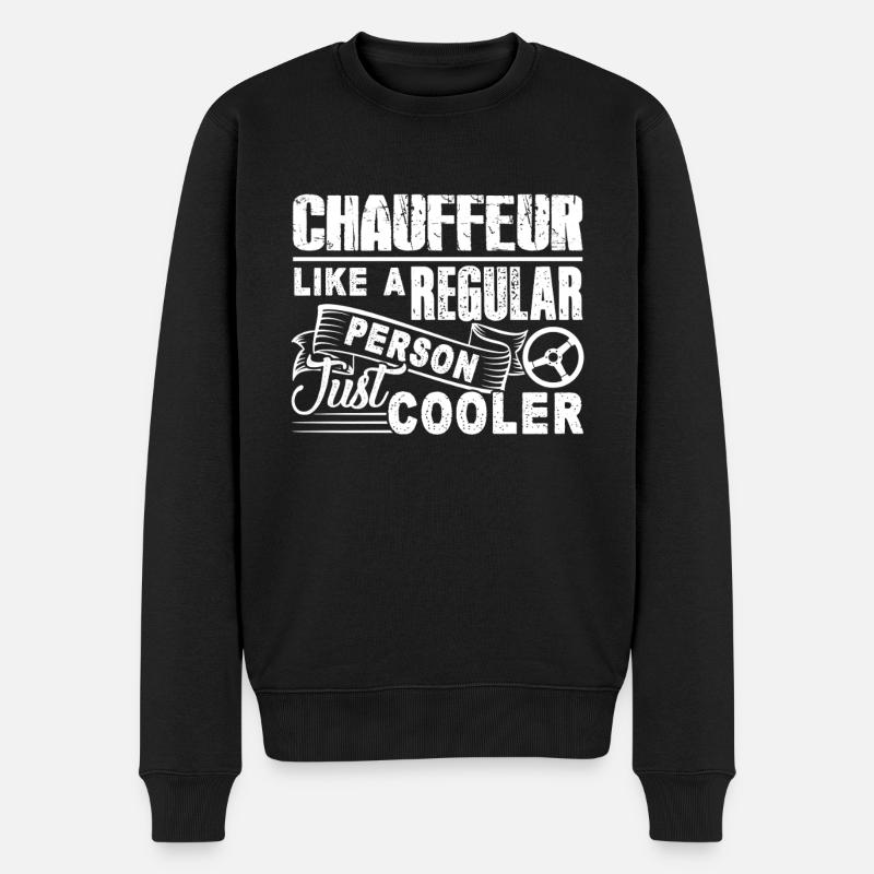 Chauffeur Chauffeur Cooler - Men's Premium Organic Jumper - black