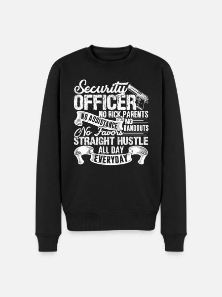 Security Officer Proud Security Officer - Men's Premium Organic Jumper - black