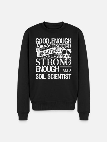 Soil Scientist Strong Soil Scientist - Men's Premium Organic Jumper - black