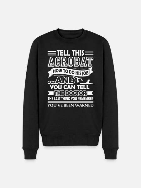 Acrobat Funny Acrobat - Men's Premium Organic Jumper - black