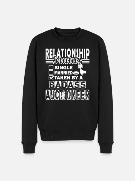 Auctioneer Relationship Status - Men's Premium Organic Jumper - black