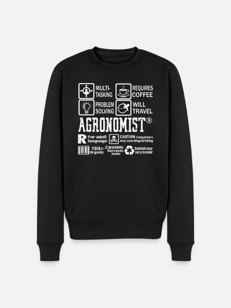 Agronomist Multitasking - Men's Premium Organic Jumper - black