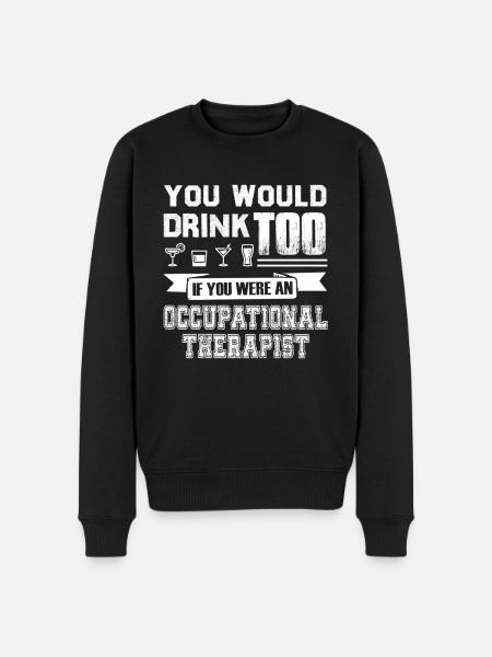 Funny Occupational Therapist - Men's Premium Organic Jumper - black
