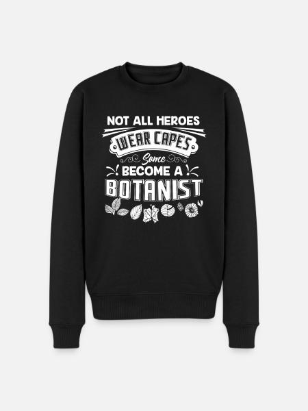 Botanist Botanist Heroes - Men's Premium Organic Jumper - black