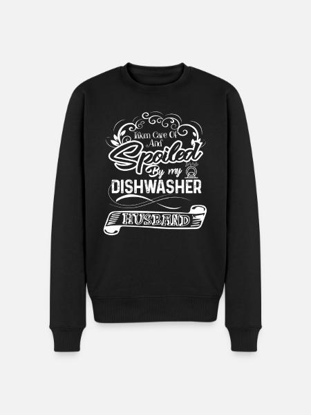Dishwasher Spoiled By My Dishwasher - Men's Premium Organic Jumper - black