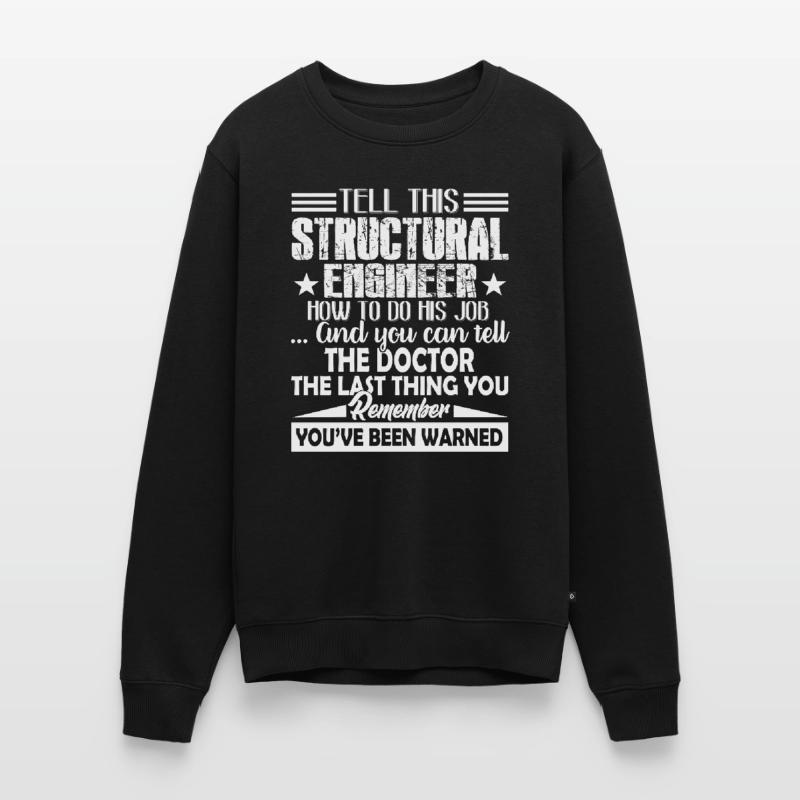 Structural Engineer Funny Structural Engineer Men's Premium Organic Jumper