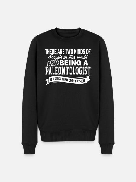 Paleontologist Being A Paleontologist - Men's Premium Organic Jumper - black
