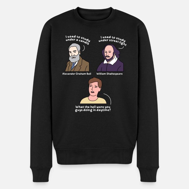 Studentisches Design für junge stolze Pinoys - Männer Premium Bio Pullover - Schwarz