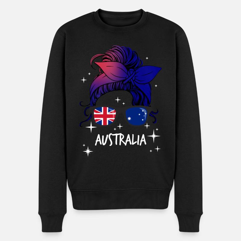 Australie - Pull Premium bio Homme - noir