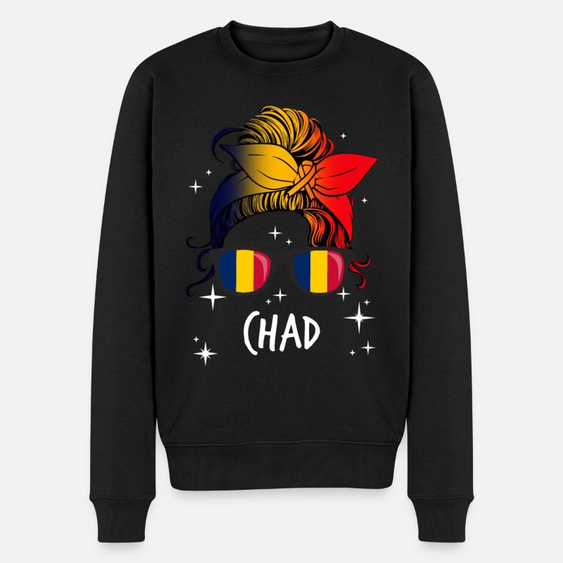 Tchad - Pull Premium bio Homme - noir