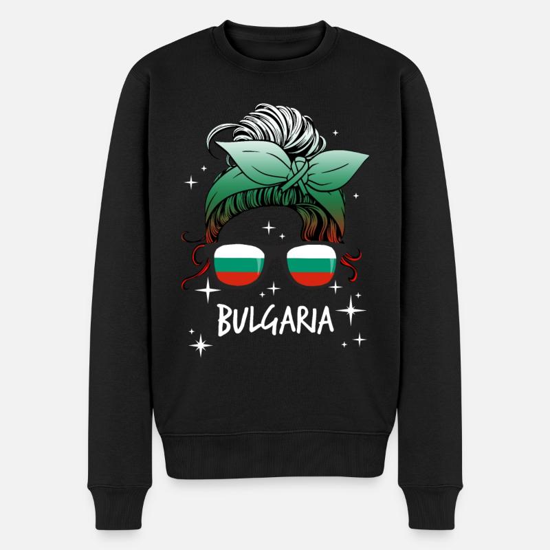 Bulgarie - Pull Premium bio Homme - noir