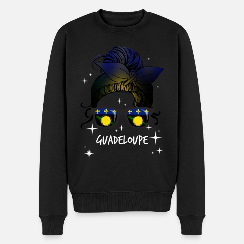 Guadeloupe - Pull Premium bio Homme - noir