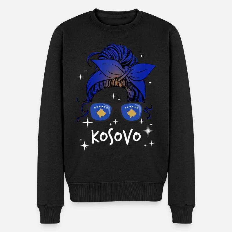 Kosovo (en anglais) - Pull Premium bio Homme - noir