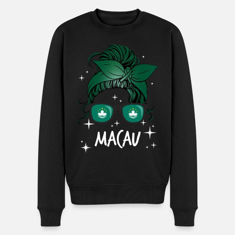 Macao - Pull Premium bio Homme - noir