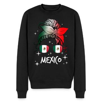 Mexique - Pull Premium bio Homme - noir - Devant - Nico (187cm)
