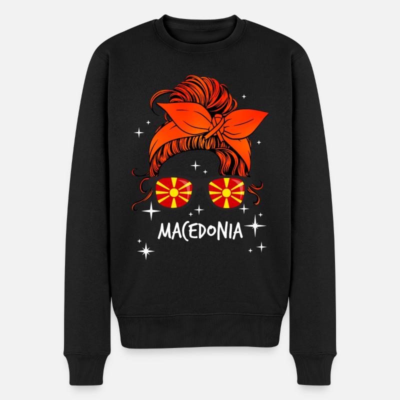 Macédoine - Pull Premium bio Homme - noir