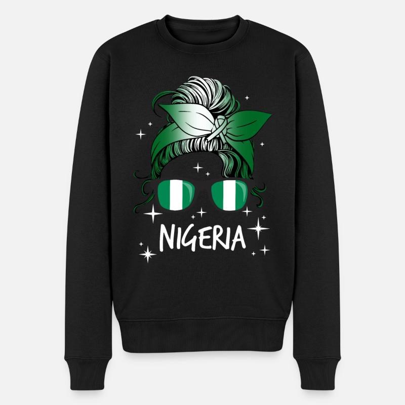 Nigéria - Pull Premium bio Homme - noir