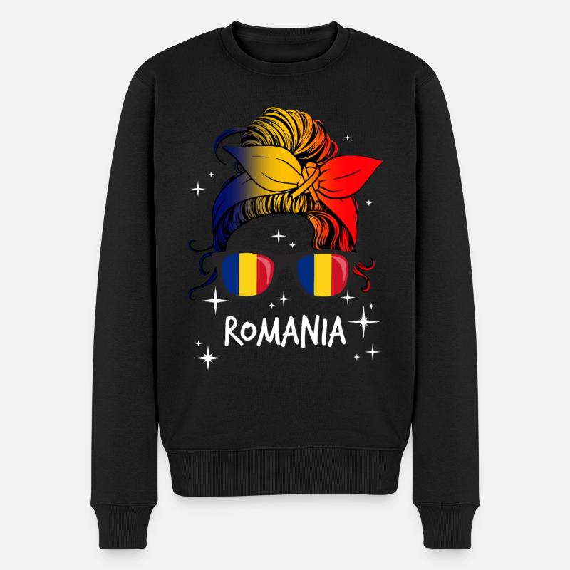 Roumanie - Pull Premium bio Homme - noir