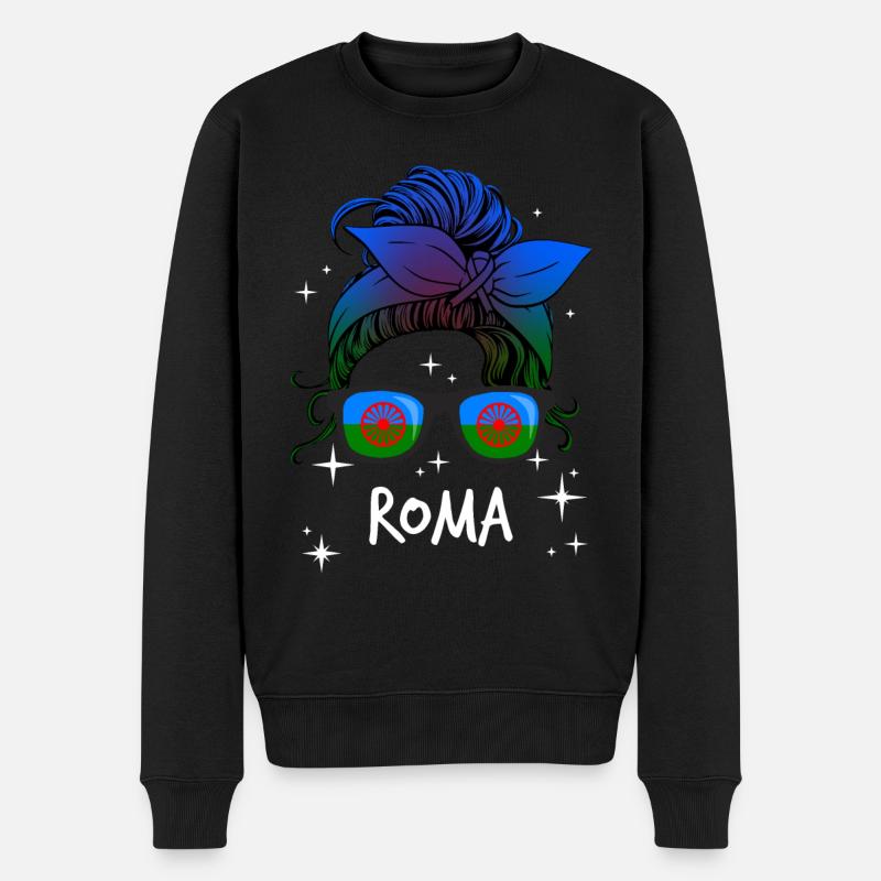 Roma - Pull Premium bio Homme - noir