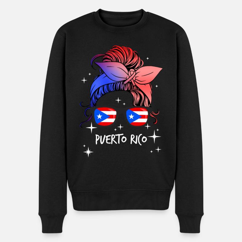 Puerto Rico - Pull Premium bio Homme - noir