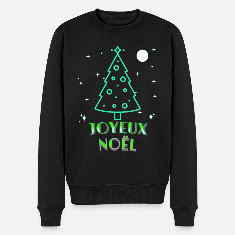 JOYEUX NOËL - Pull Premium bio Homme - noir