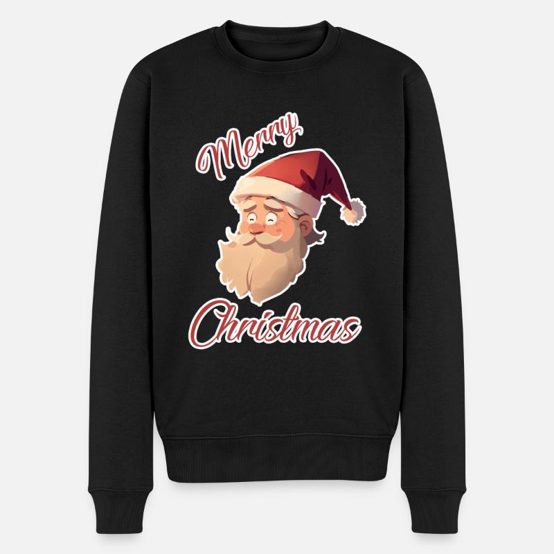 Joyeux Père Noël (AVC) - Pull Premium bio Homme - noir