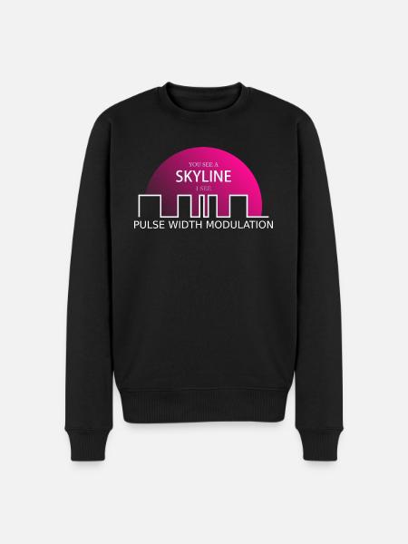 Synth, Synthesizer, PWM - Männer Premium Bio Pullover - Schwarz