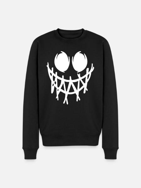 Corrupt Smile - Men's Premium Organic Jumper - black