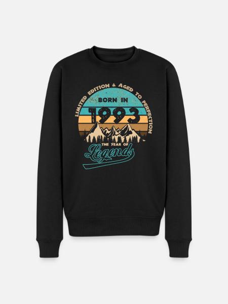 Legends 1993 - Men's Premium Organic Jumper - black