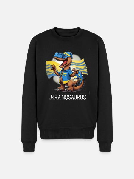 Ukraine - Männer Premium Bio Pullover - Schwarz