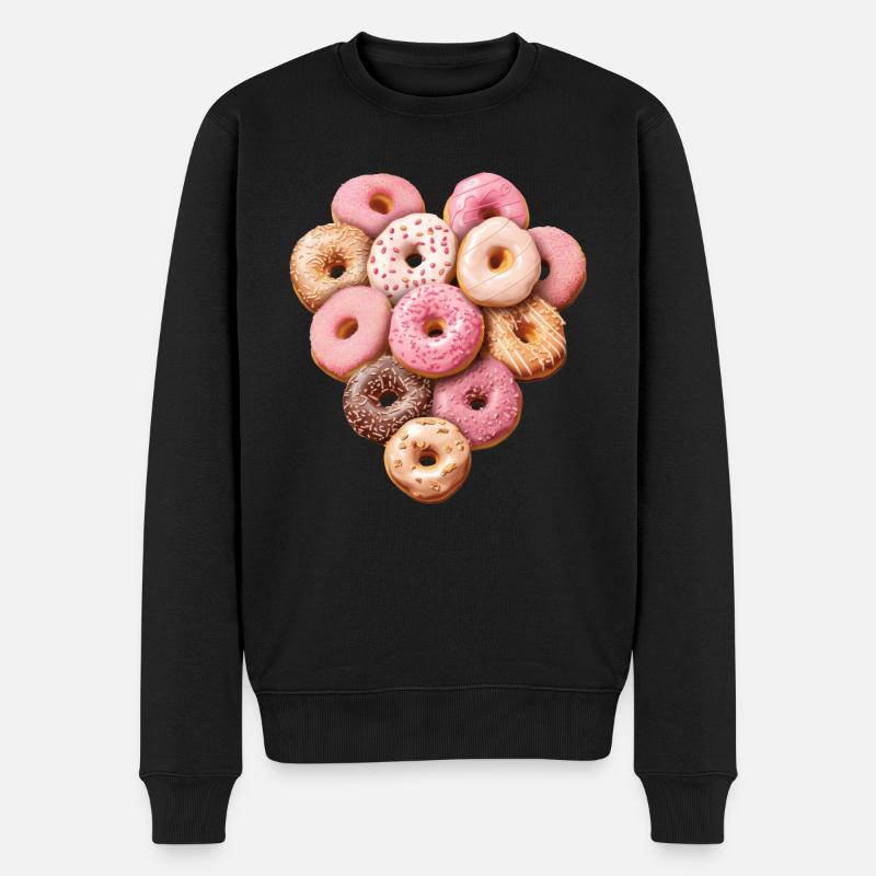 J’aime ... Beignets - Pull Premium bio Homme - noir