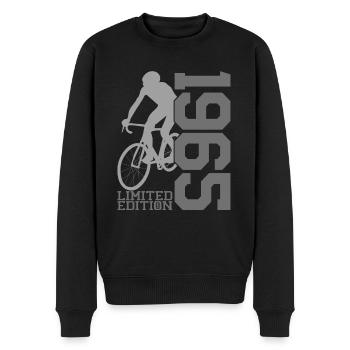 Édition limitée 1965 - Exclusivité cycliste - Pull Premium bio Homme - noir - Devant - Nico (187cm)