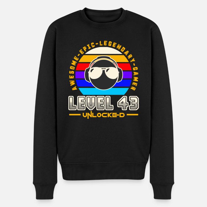 Level 43 - Pull Premium bio Homme - noir