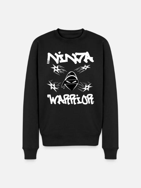 Ninja Warrior - Men's Premium Organic Jumper - black