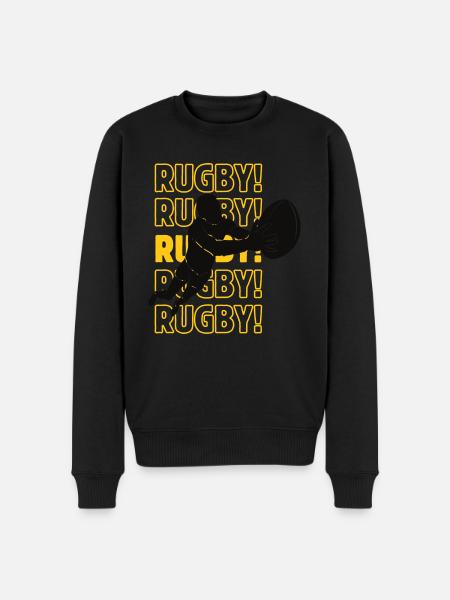 Rugby rugby rugby - Men's Premium Organic Jumper - black
