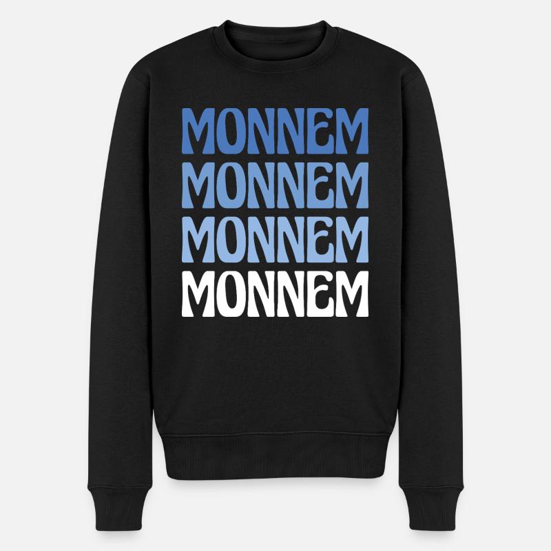 Monnem Mannheim Dialect Gift - Pull Premium bio Homme - noir