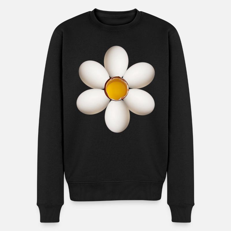 Fleur d’oeuf - Pull Premium bio Homme - noir