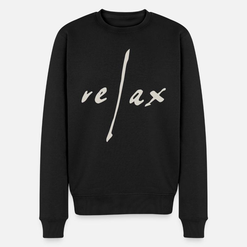 Se détendre - Pull Premium bio Homme - noir