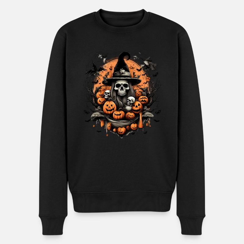 Halloween scene - Pull Premium bio Homme - noir