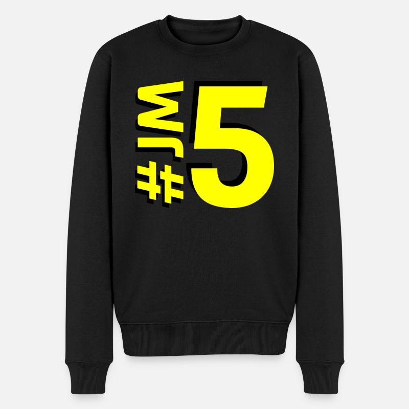 JM5-KARTON - Männer Premium Bio Pullover - Schwarz