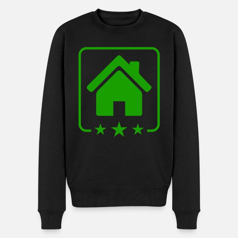 Icône de la maison Icône - Pull Premium bio Homme - noir