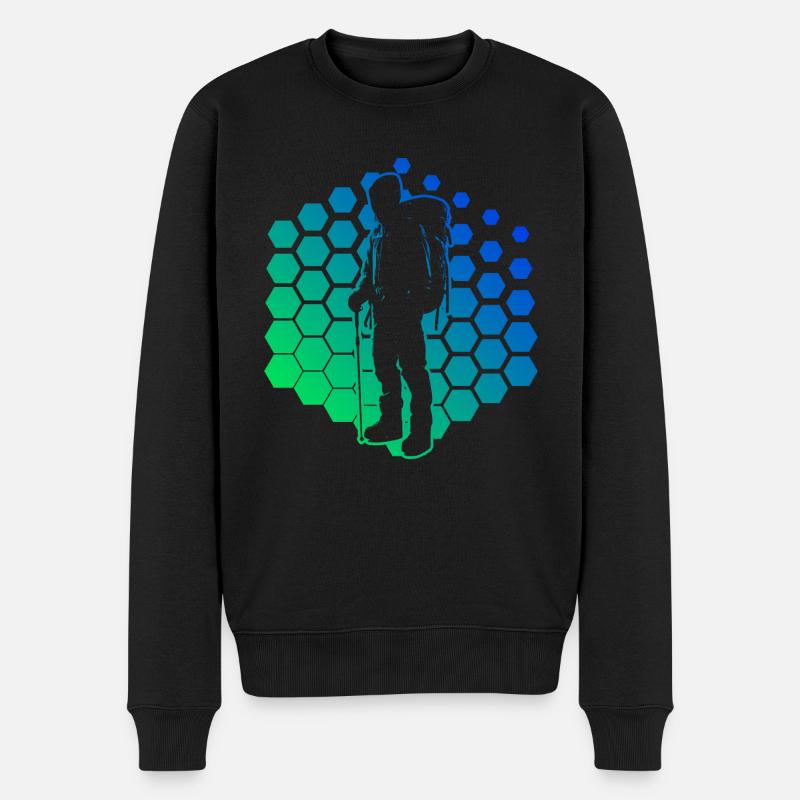 Climber Bouldering Boulder Climber Climbing - Men's Premium Organic Jumper - black