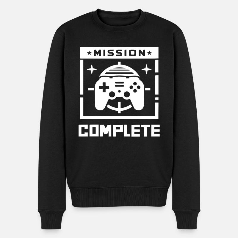Mission accomplie - Pull Premium bio Homme - noir